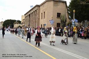 114- Rhodes- Defile Dodecanese grec